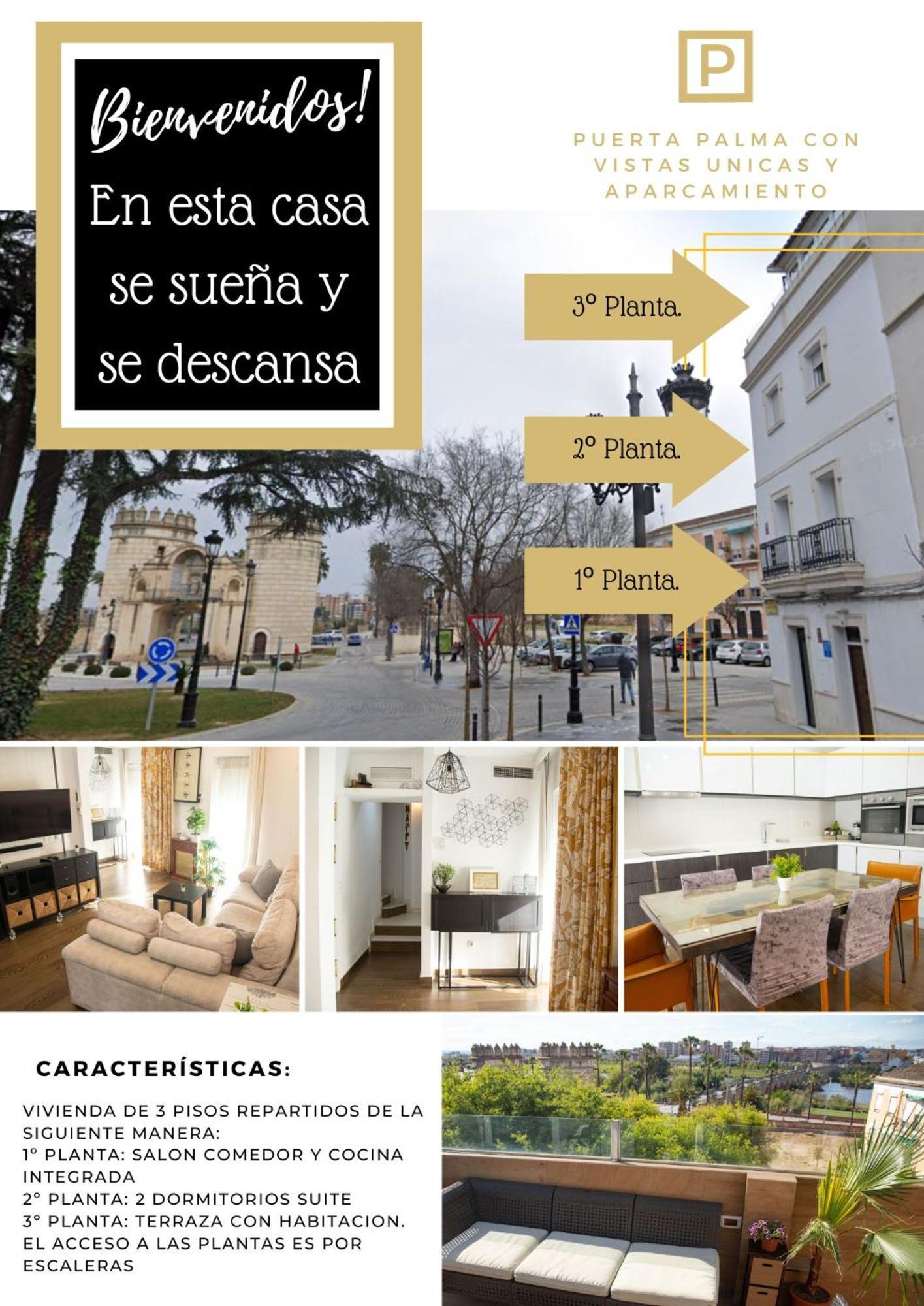 Alojamientos Puerta Palma Con Vistas Y Parking باداخوز المظهر الخارجي الصورة
